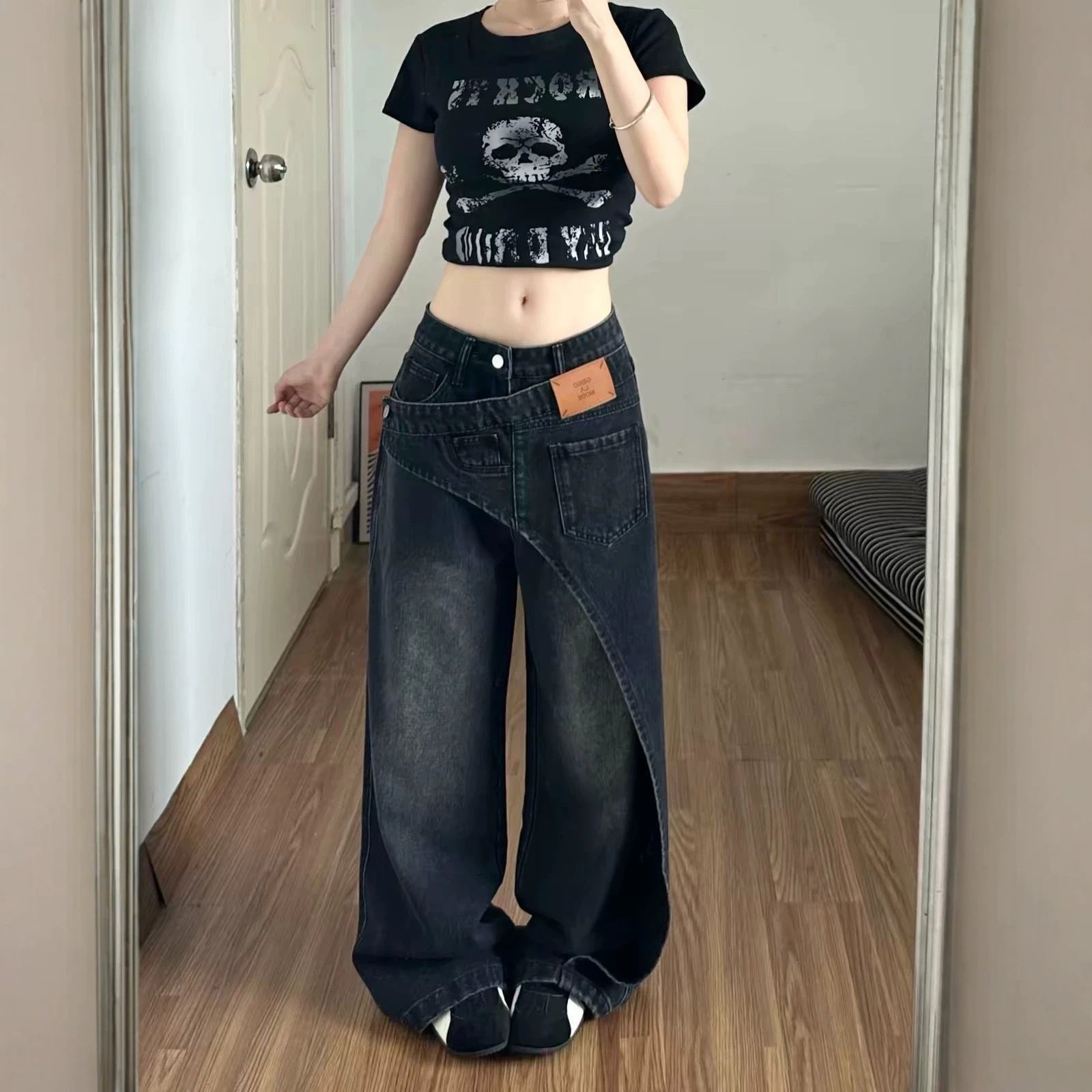 jeans asimetrico